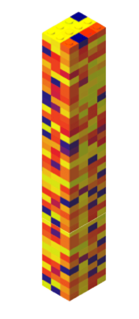 Stacked Lego Blocks